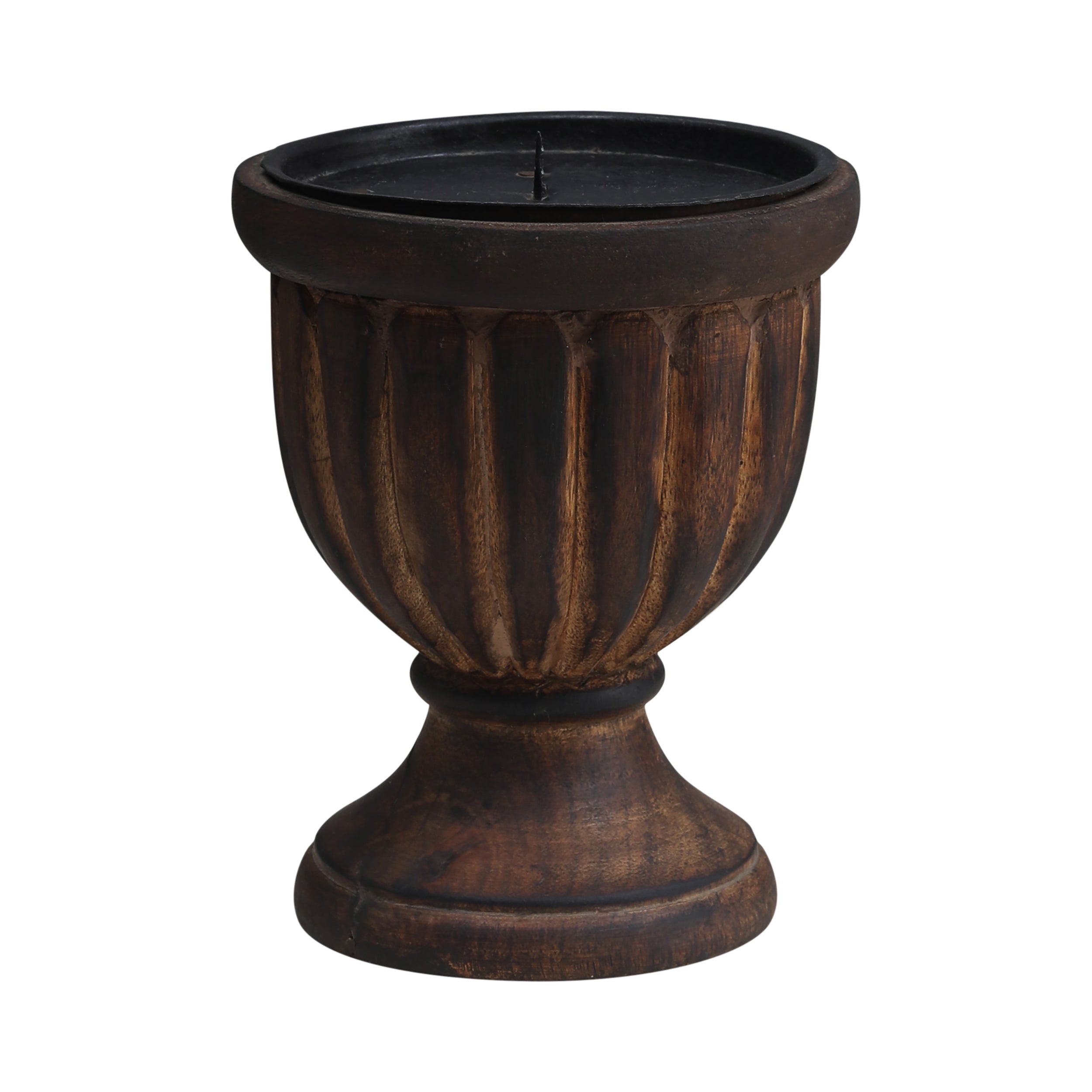 The Chalice - Handcarved Candle Stand (Single)