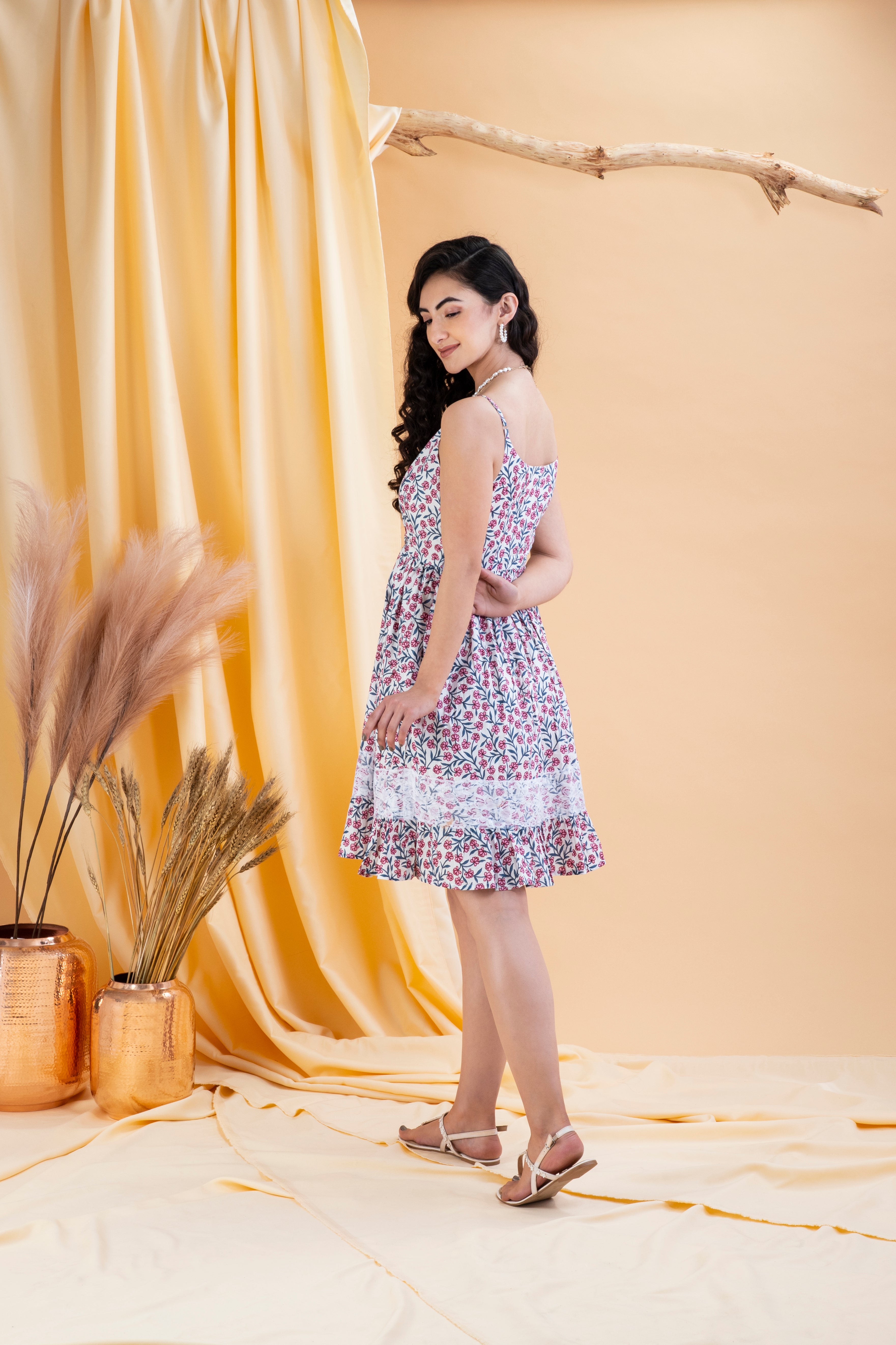 Begonias Pure Cotton Dress