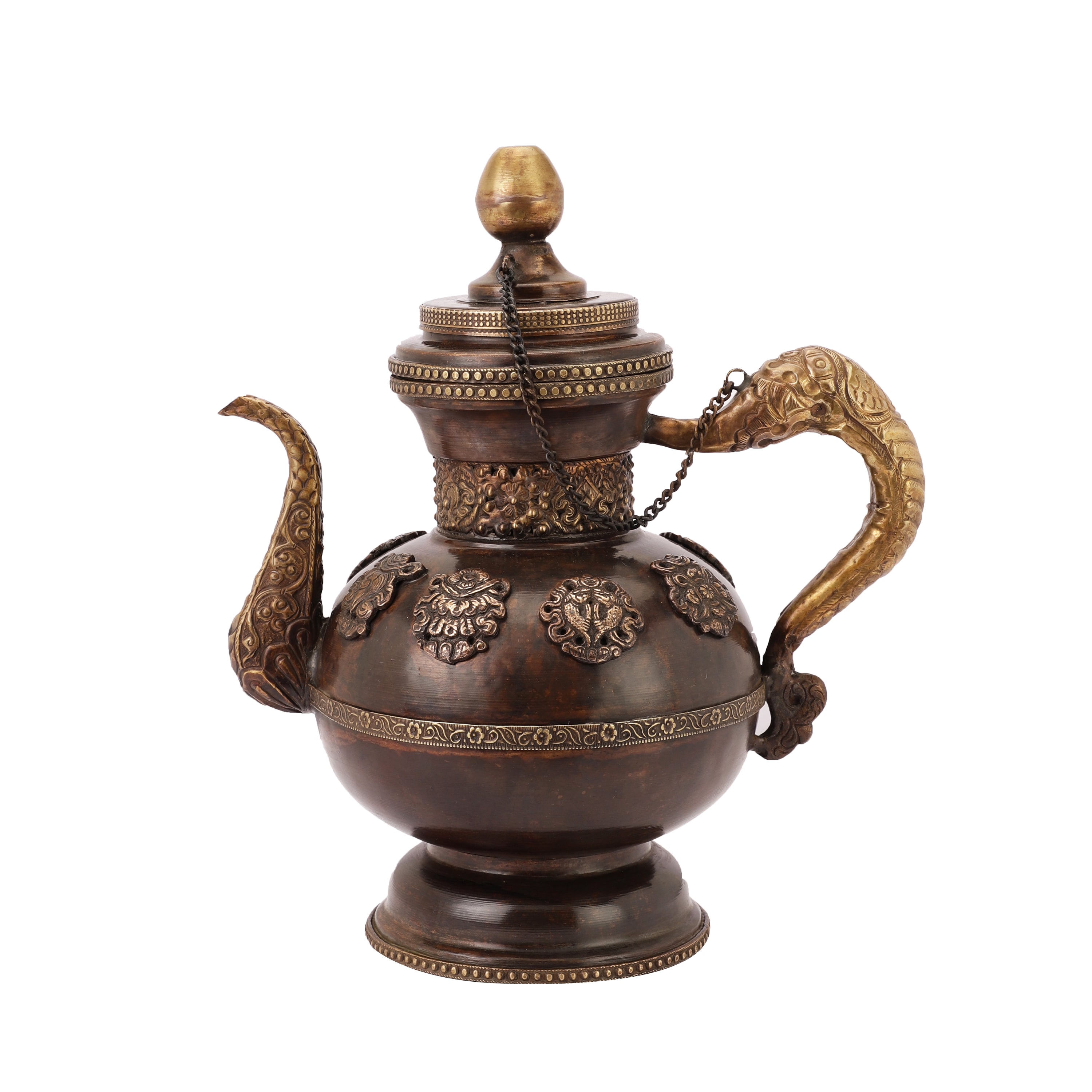 Antique Decorative Kettle (Single)