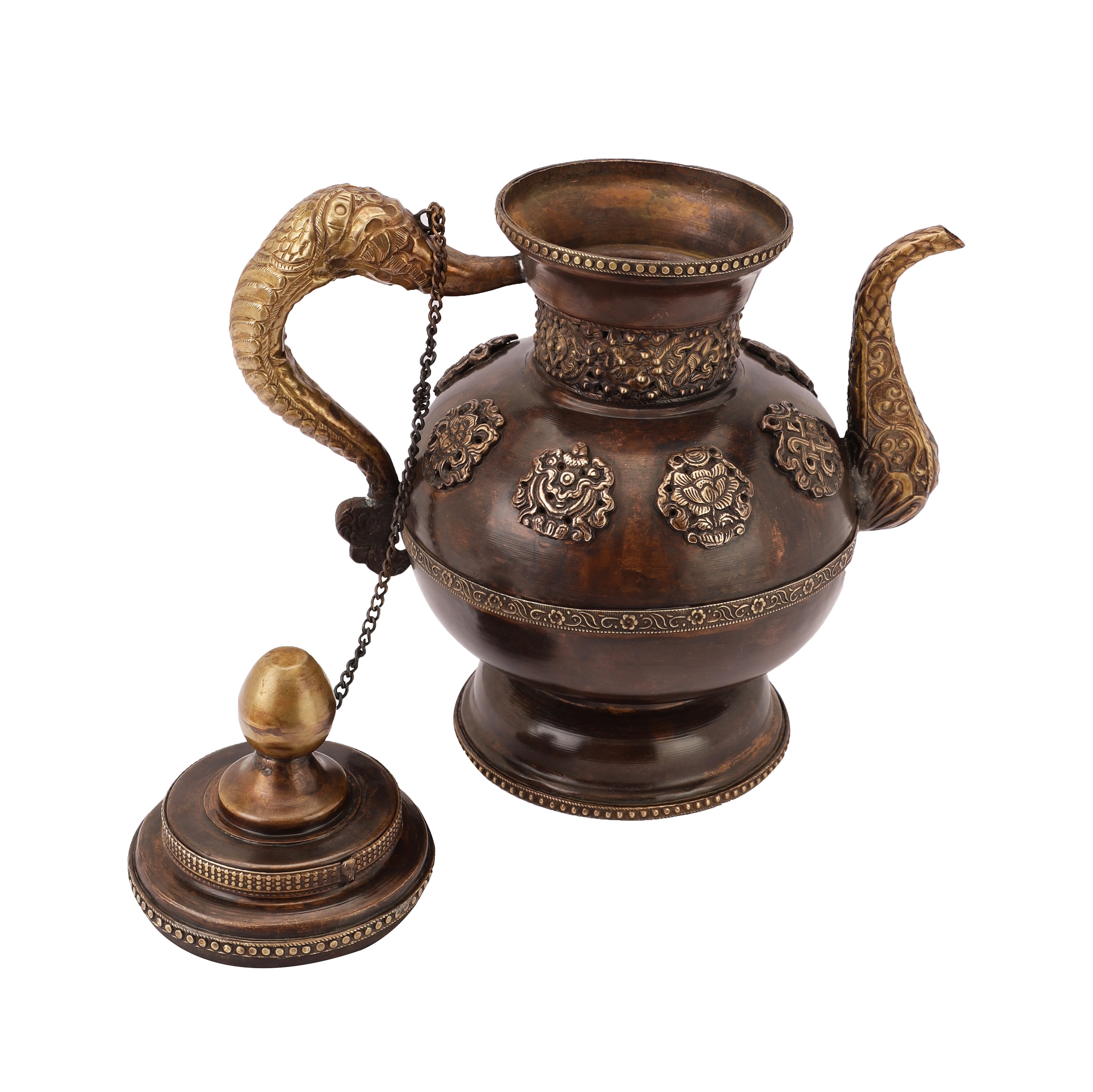 Antique Decorative Kettle (Single)