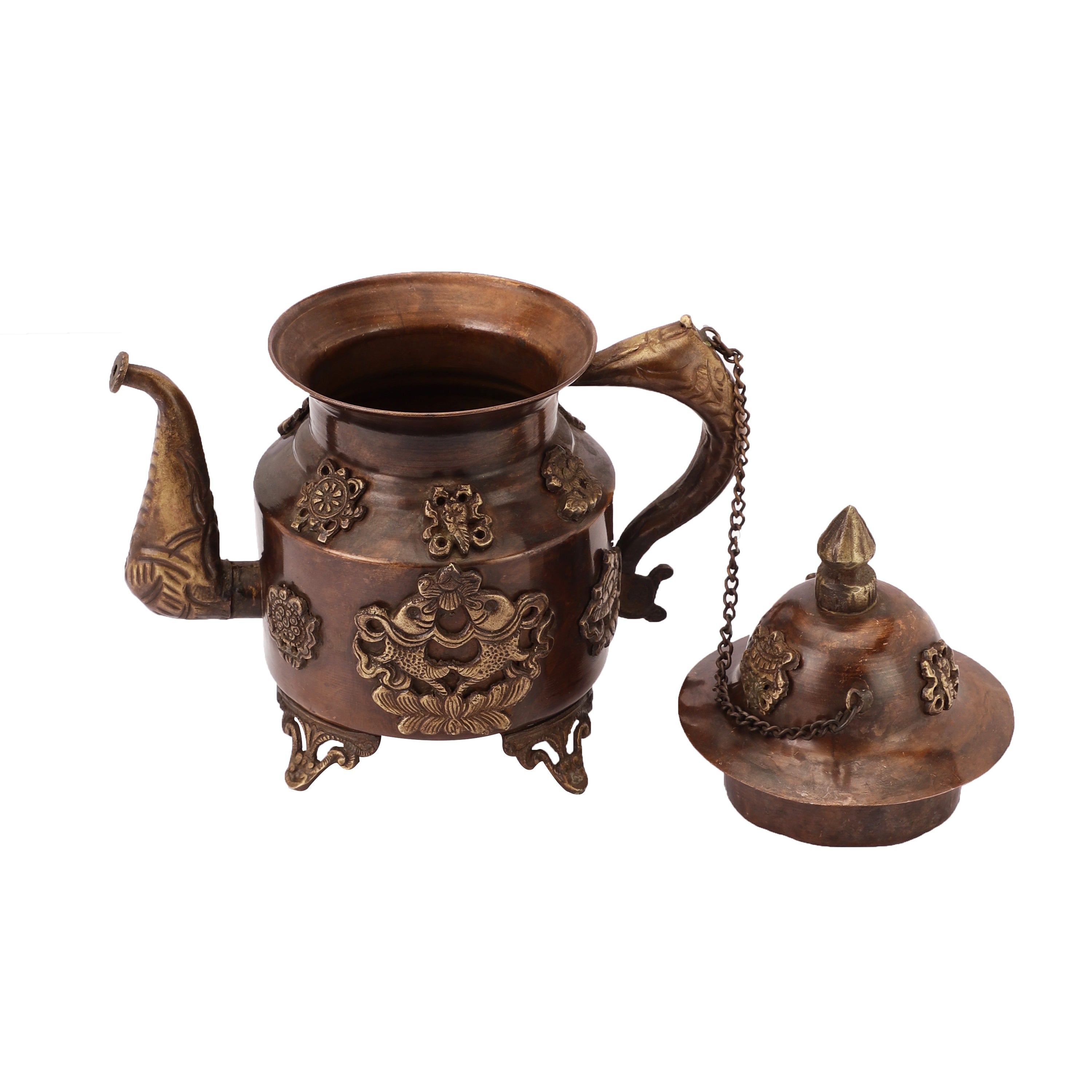 Antique Decorative Kettle (Single)