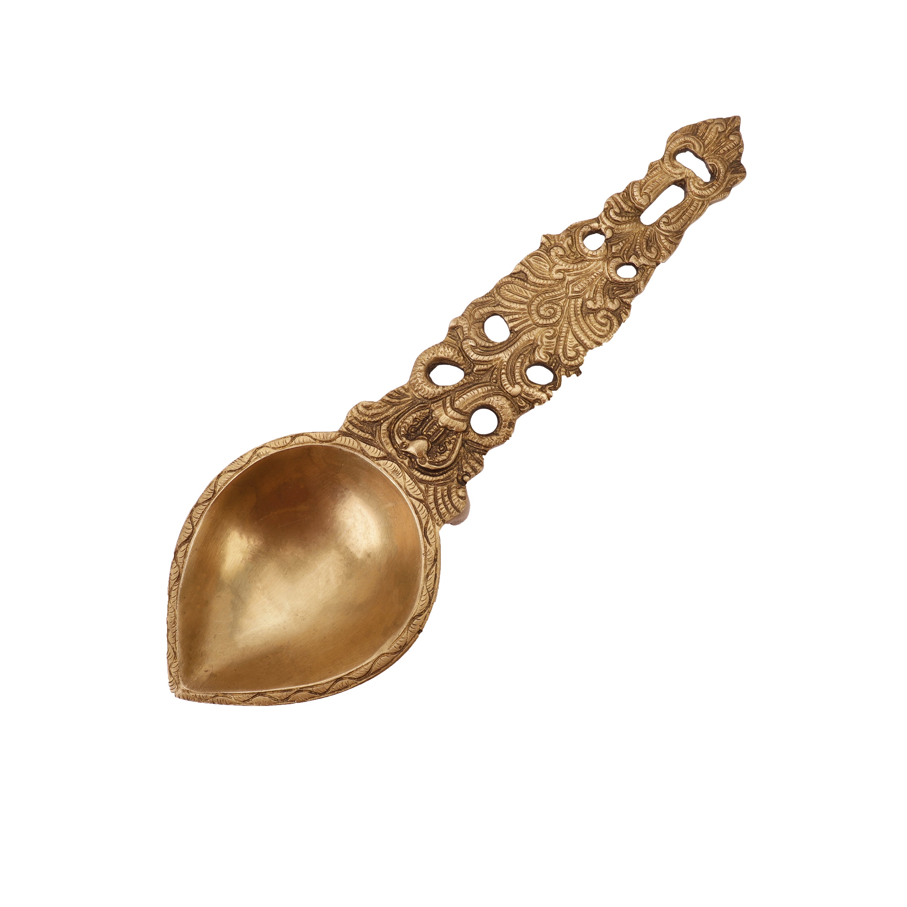 Brass Spoon Oil Lamp