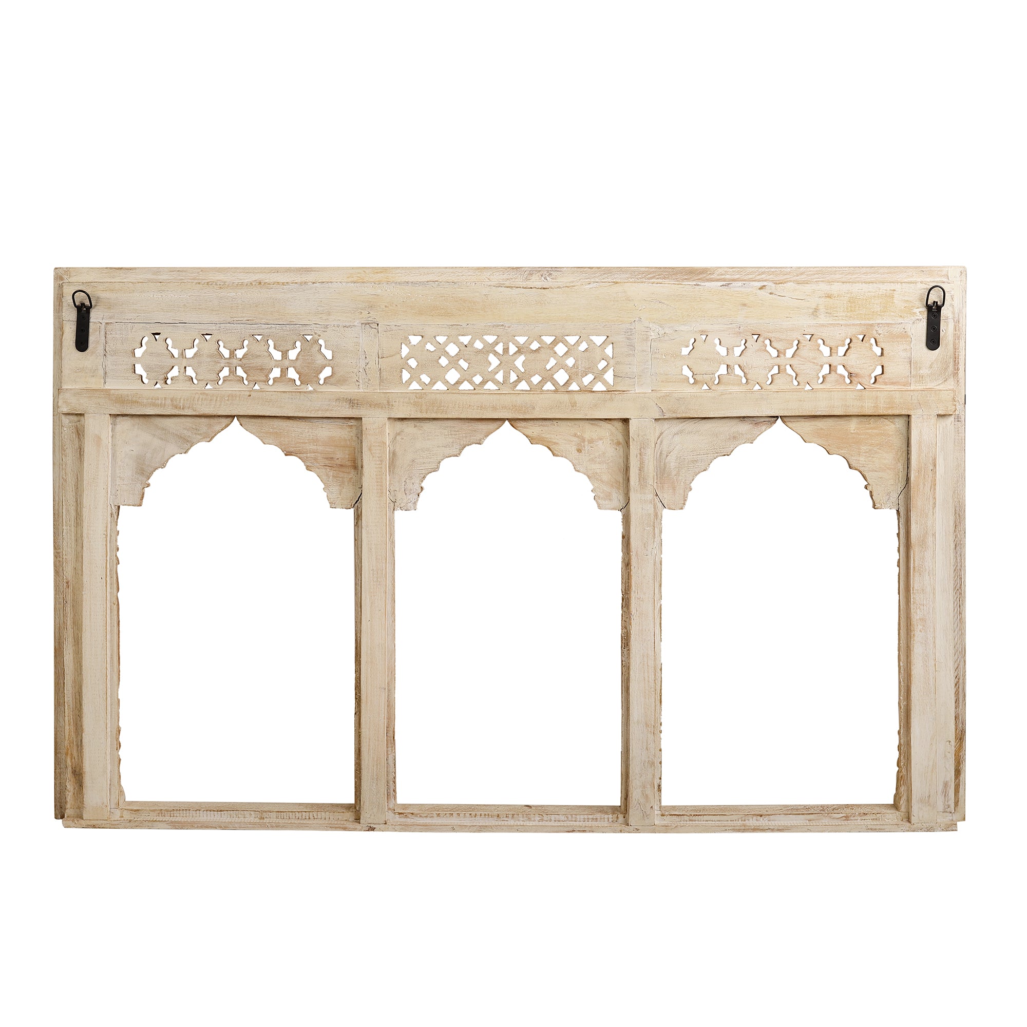 Saanjh Jharokha Wooden Mirror/Panel