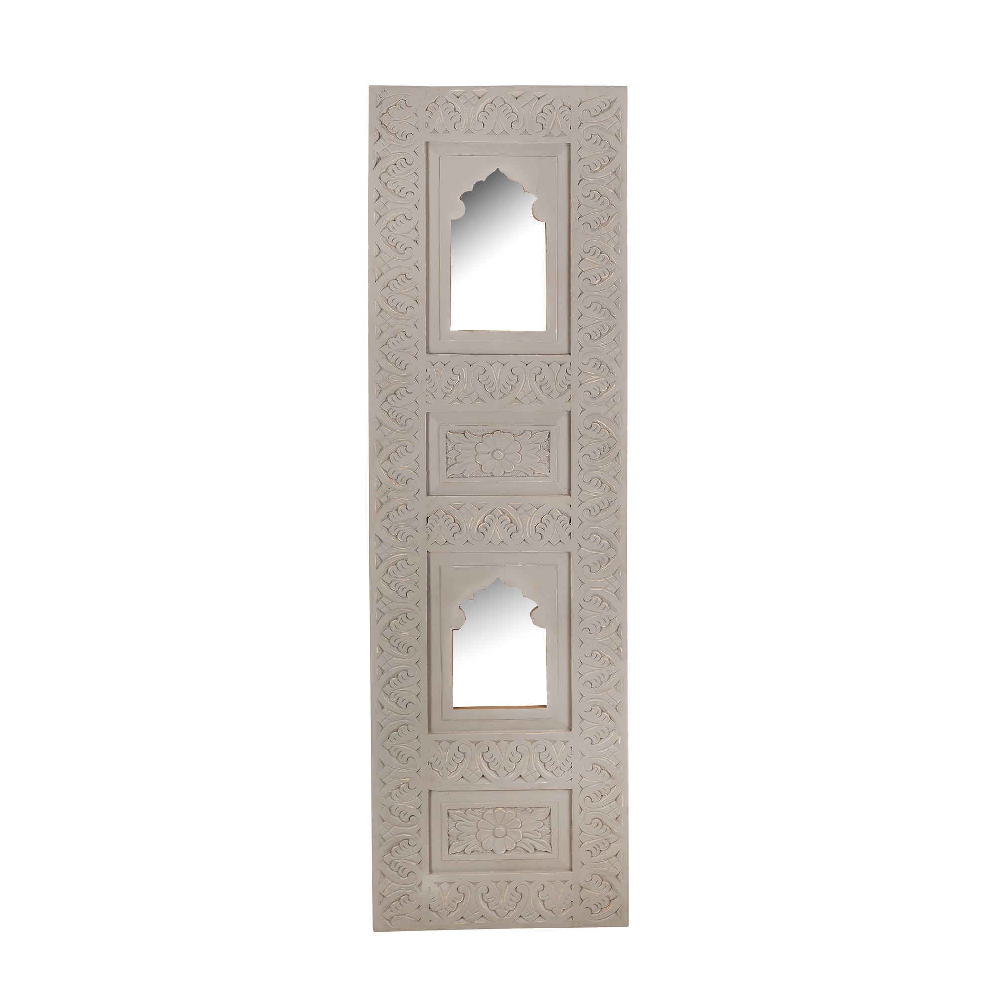 Alankrit Hand Carved Wall Mirror