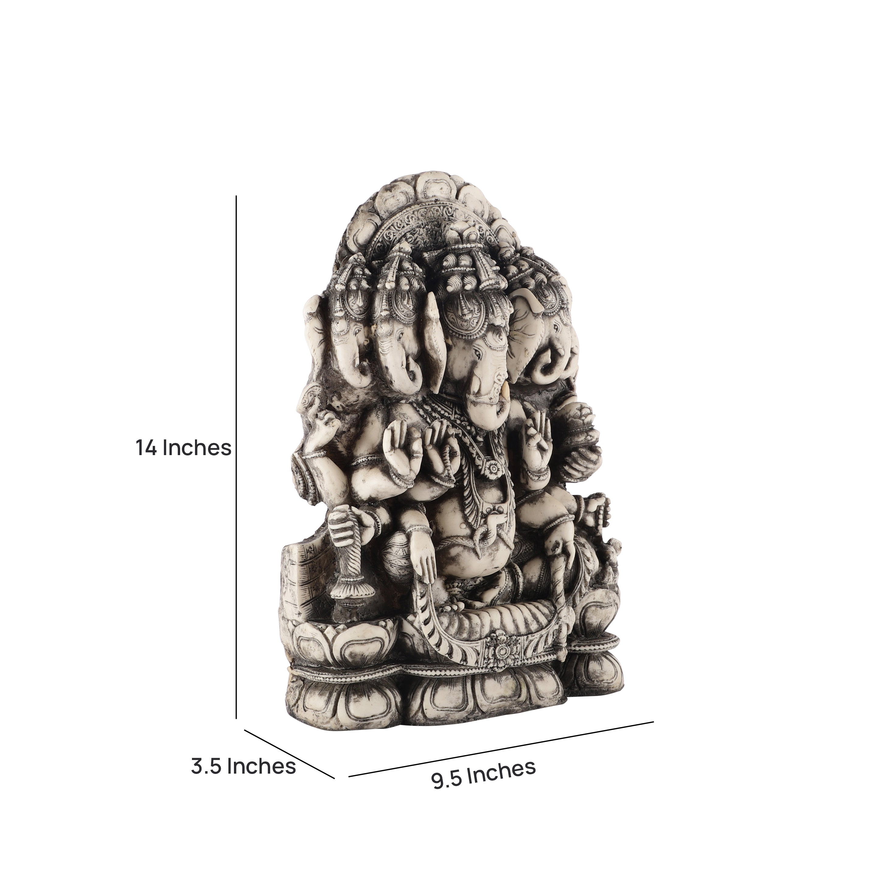 Five Head Lord Ganesh Idol