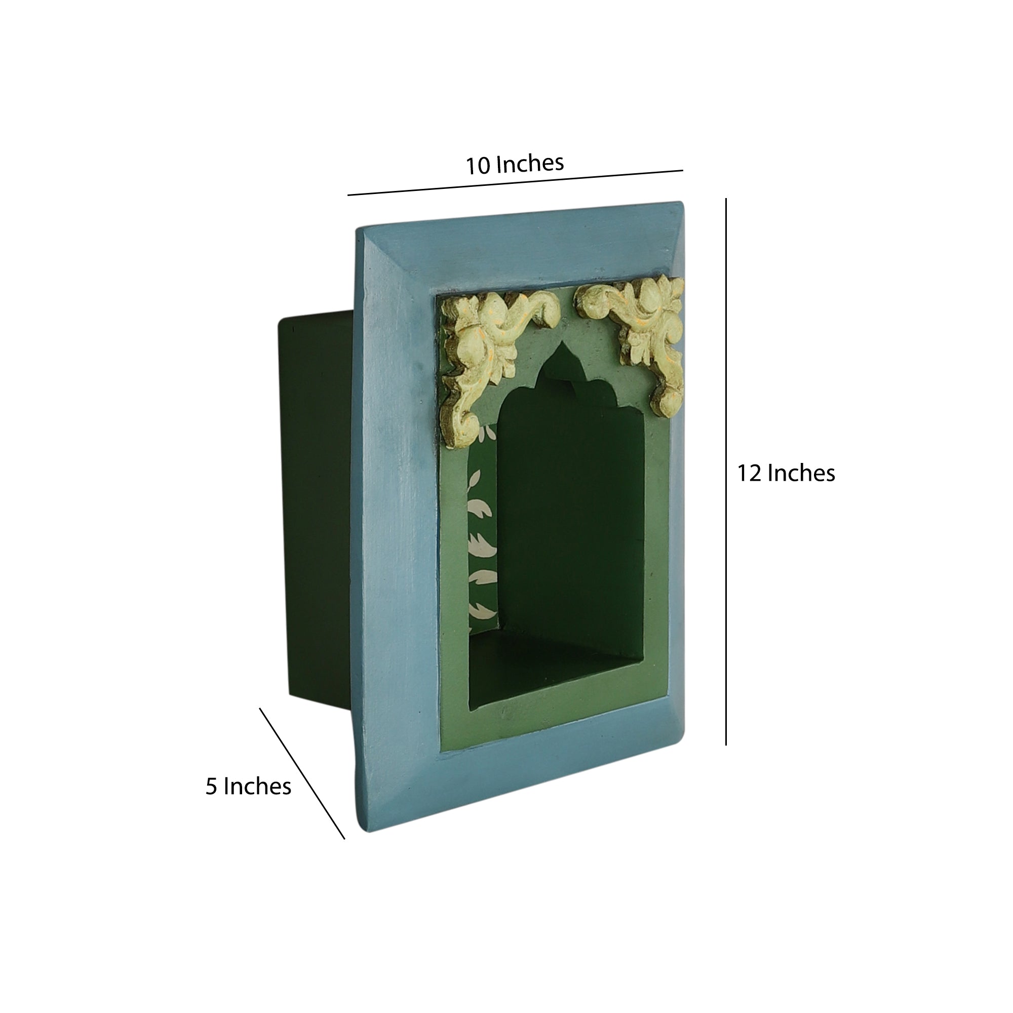 Naksh Green Wall Box Shelf