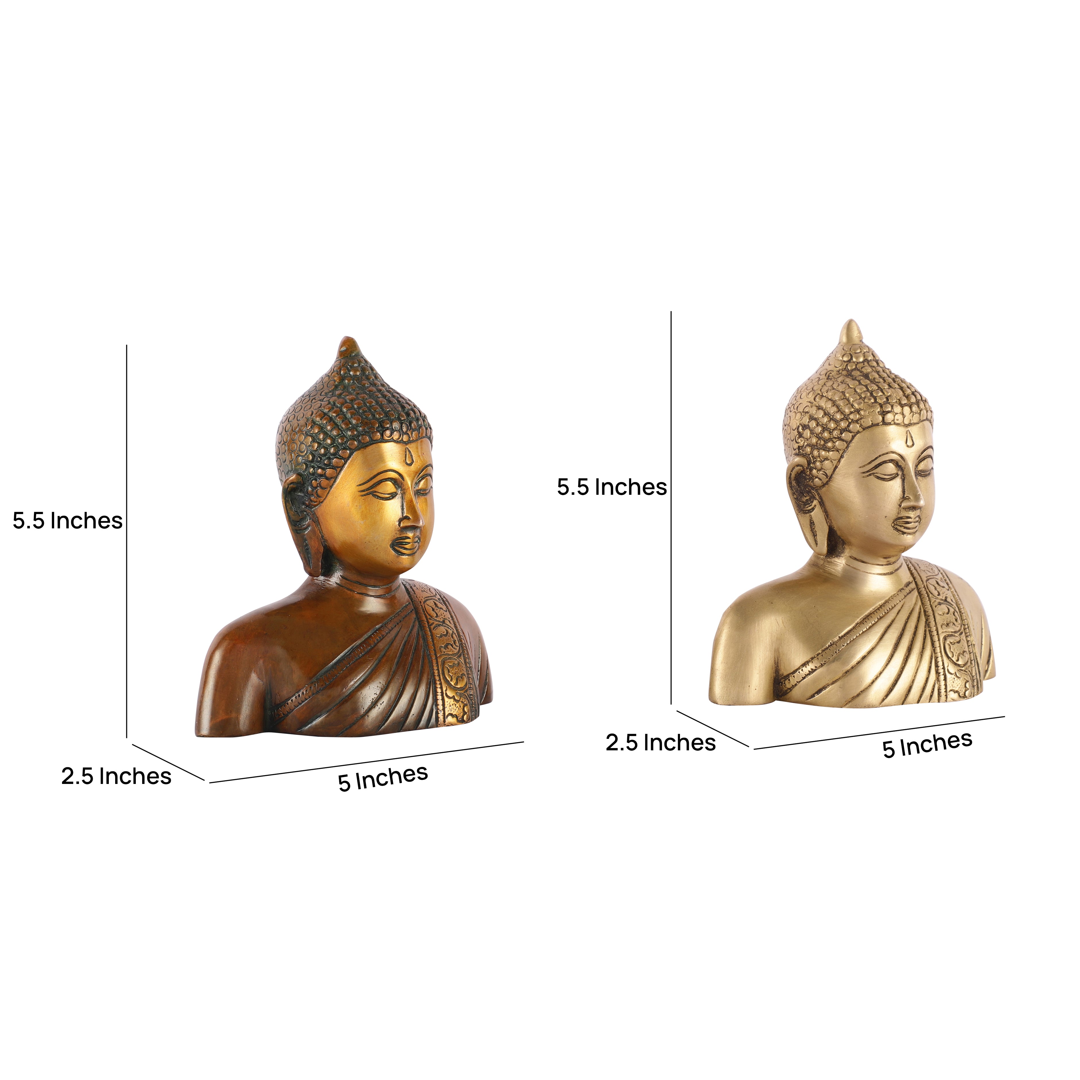 Poised Buddha Metal Table Top (Single)
