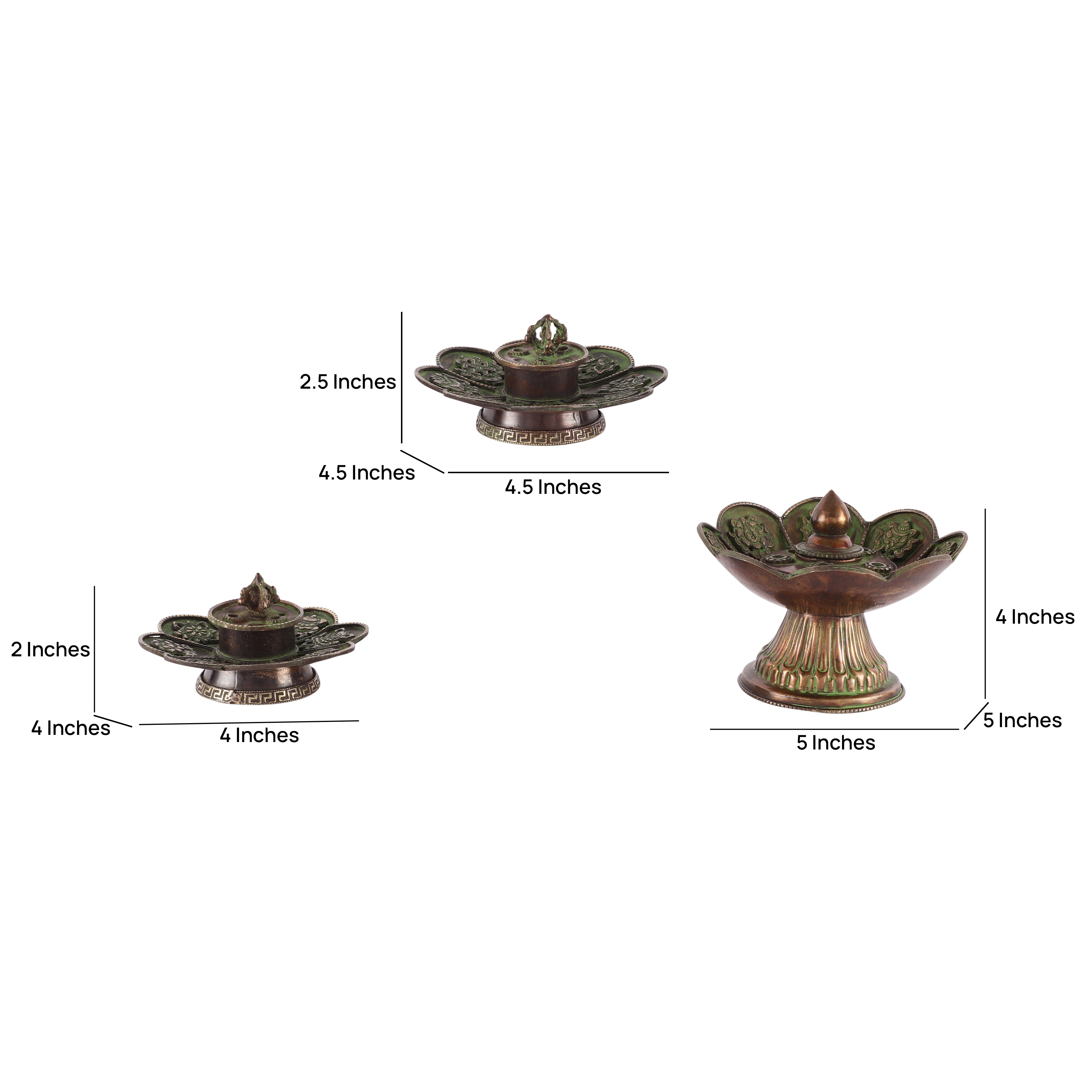 Eight Lucky Signs Incense Holder (Single)