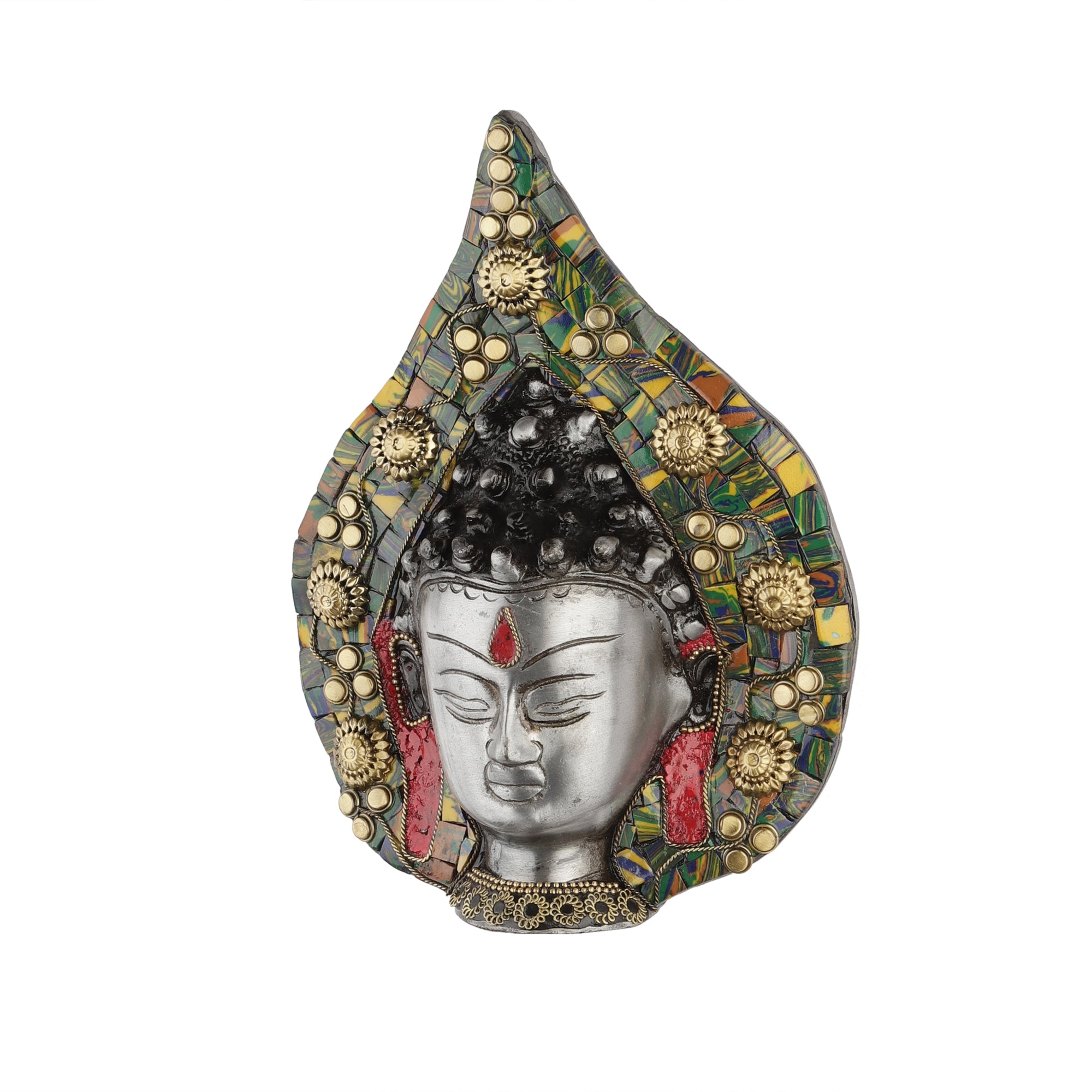 Buddha Wall Mask (Stone Finish)