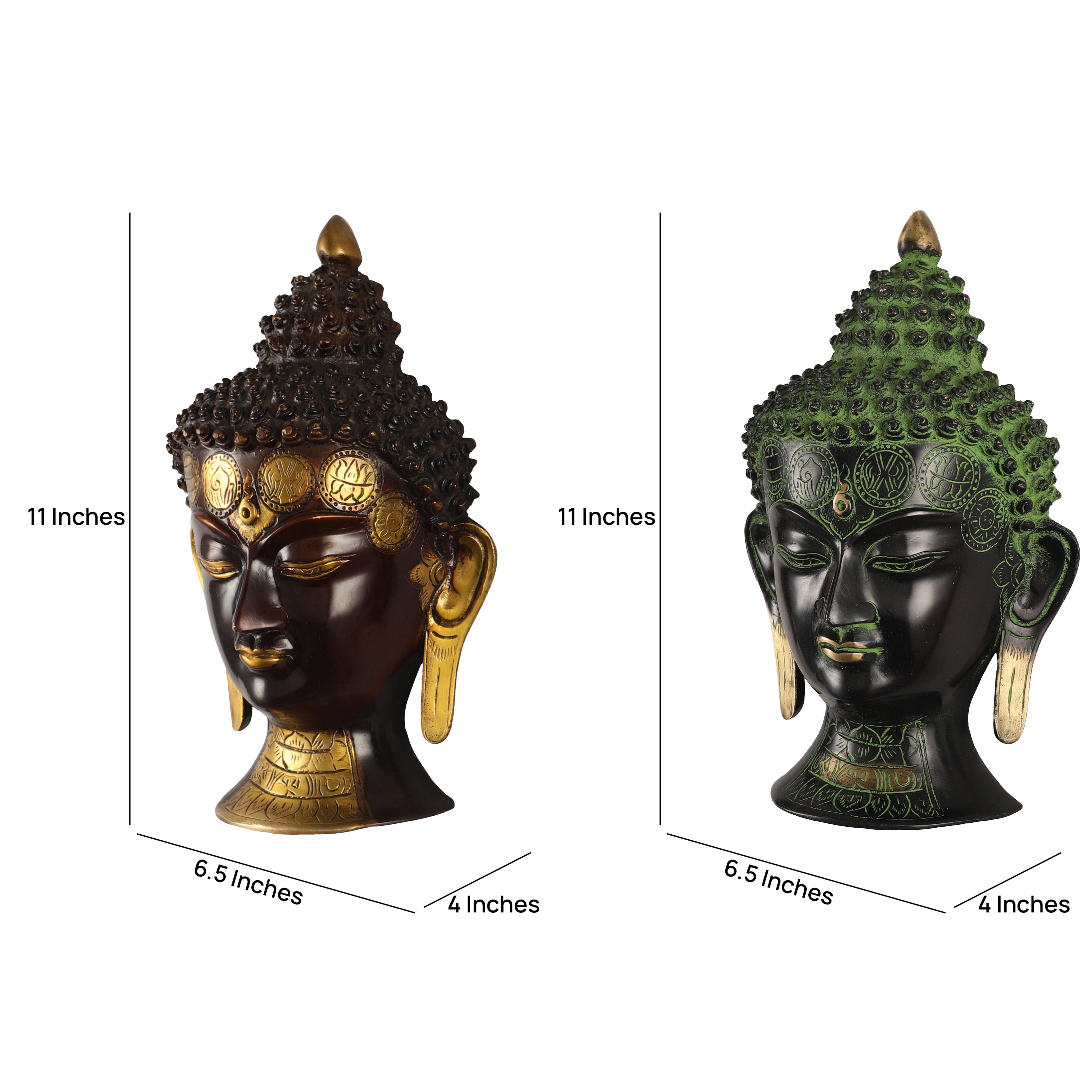 Serene Buddha Wall Mask (Single)