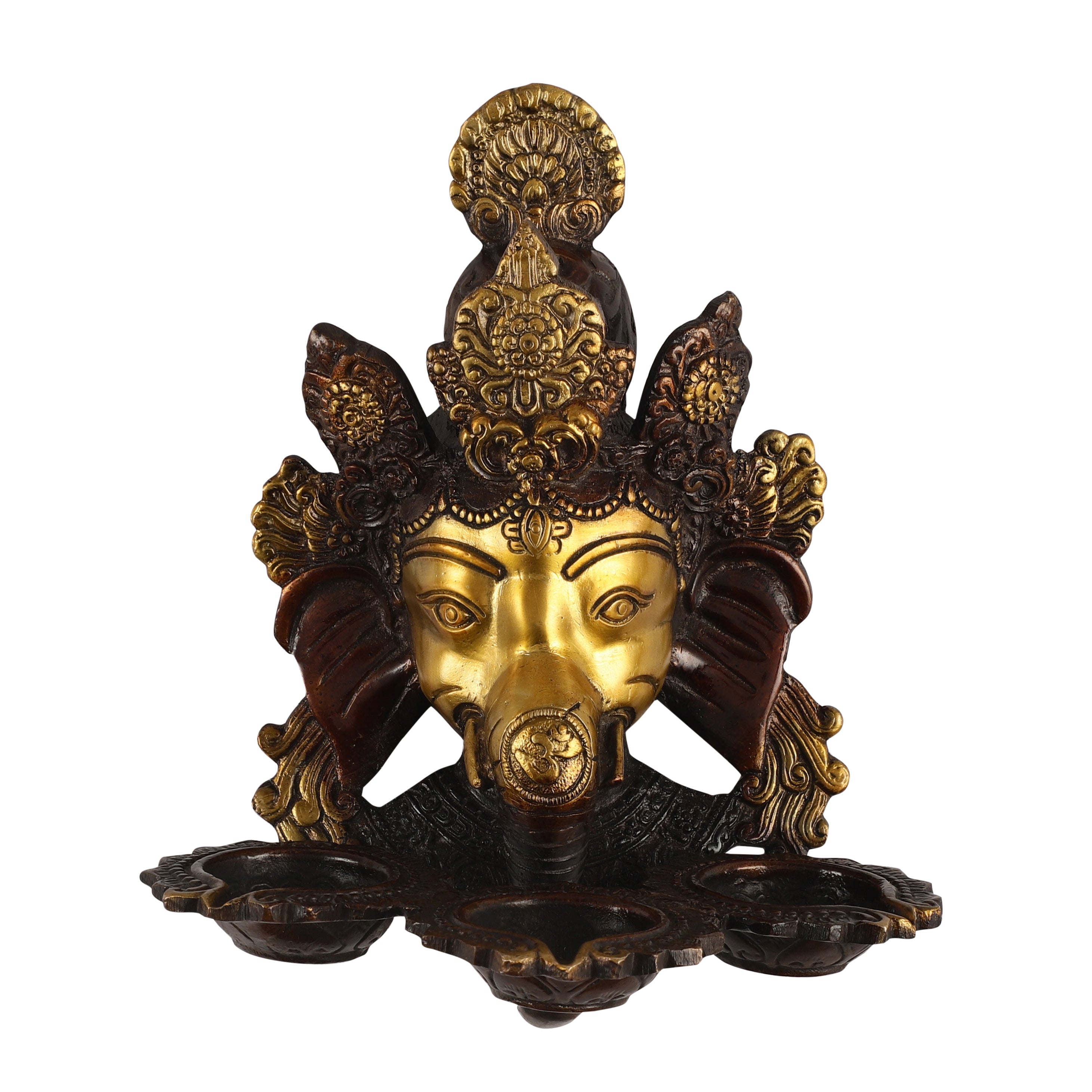 Ganesh Wall Hanging Oil Lamp