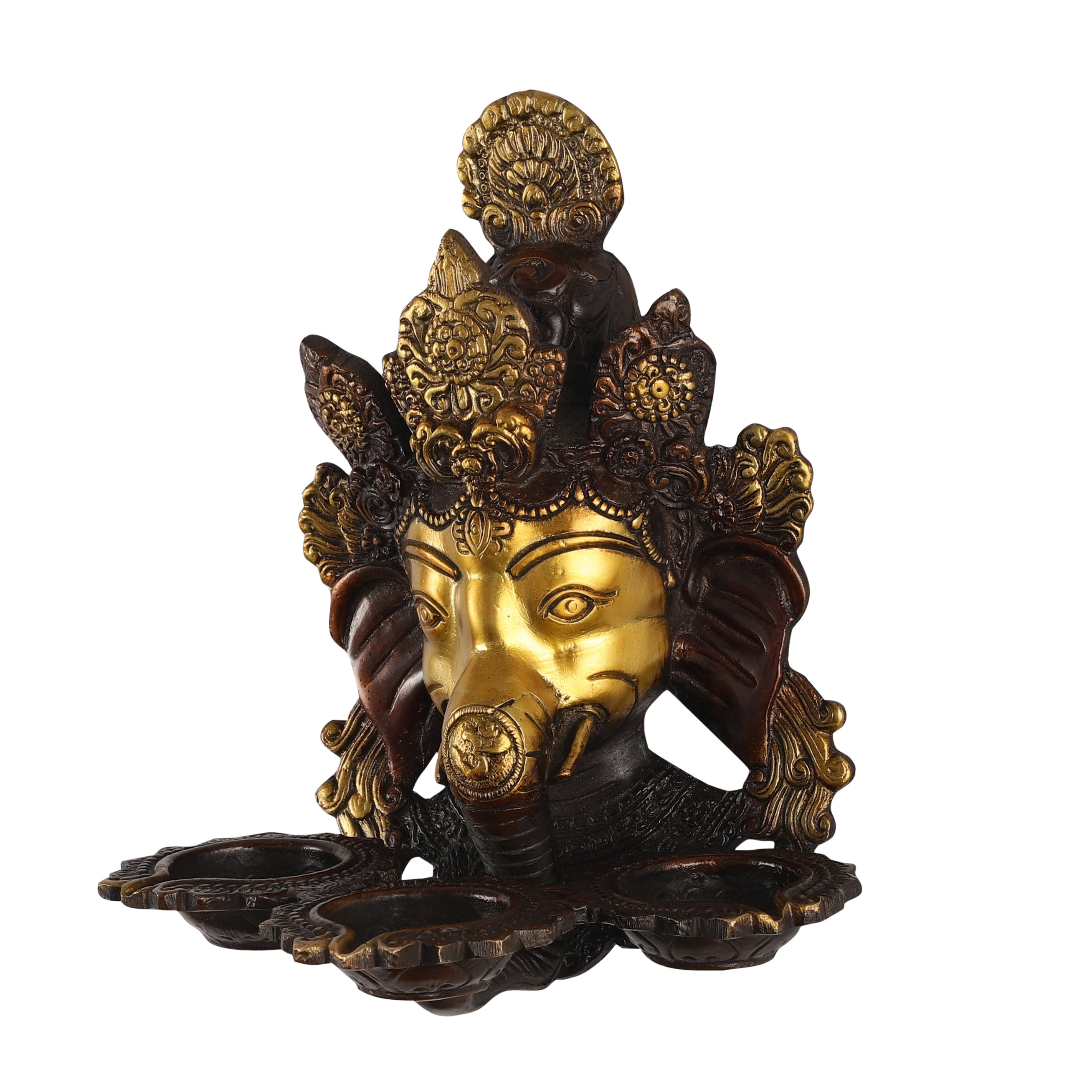 Ganesh Wall Hanging Oil Lamp