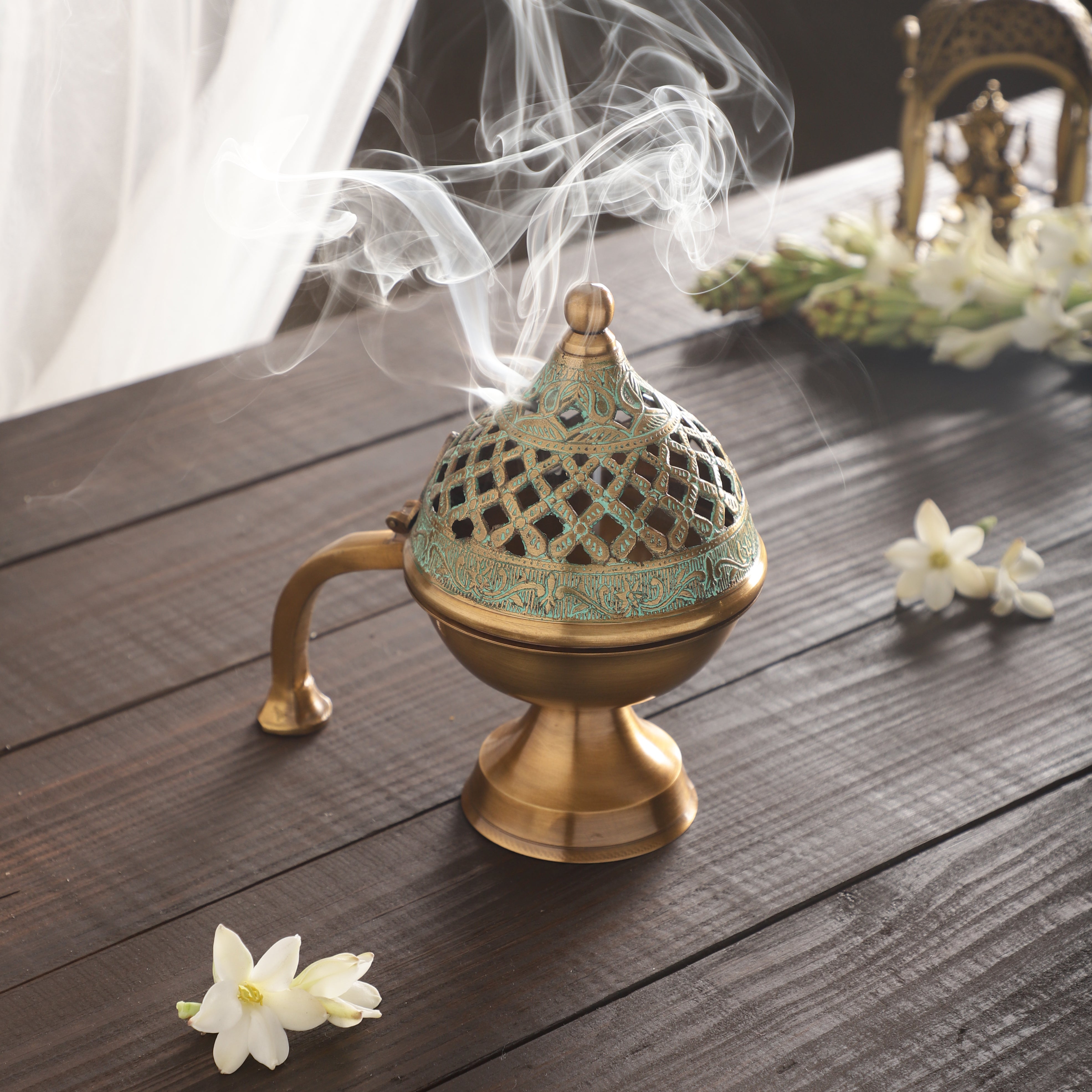 Meshed Dome Incense Holder