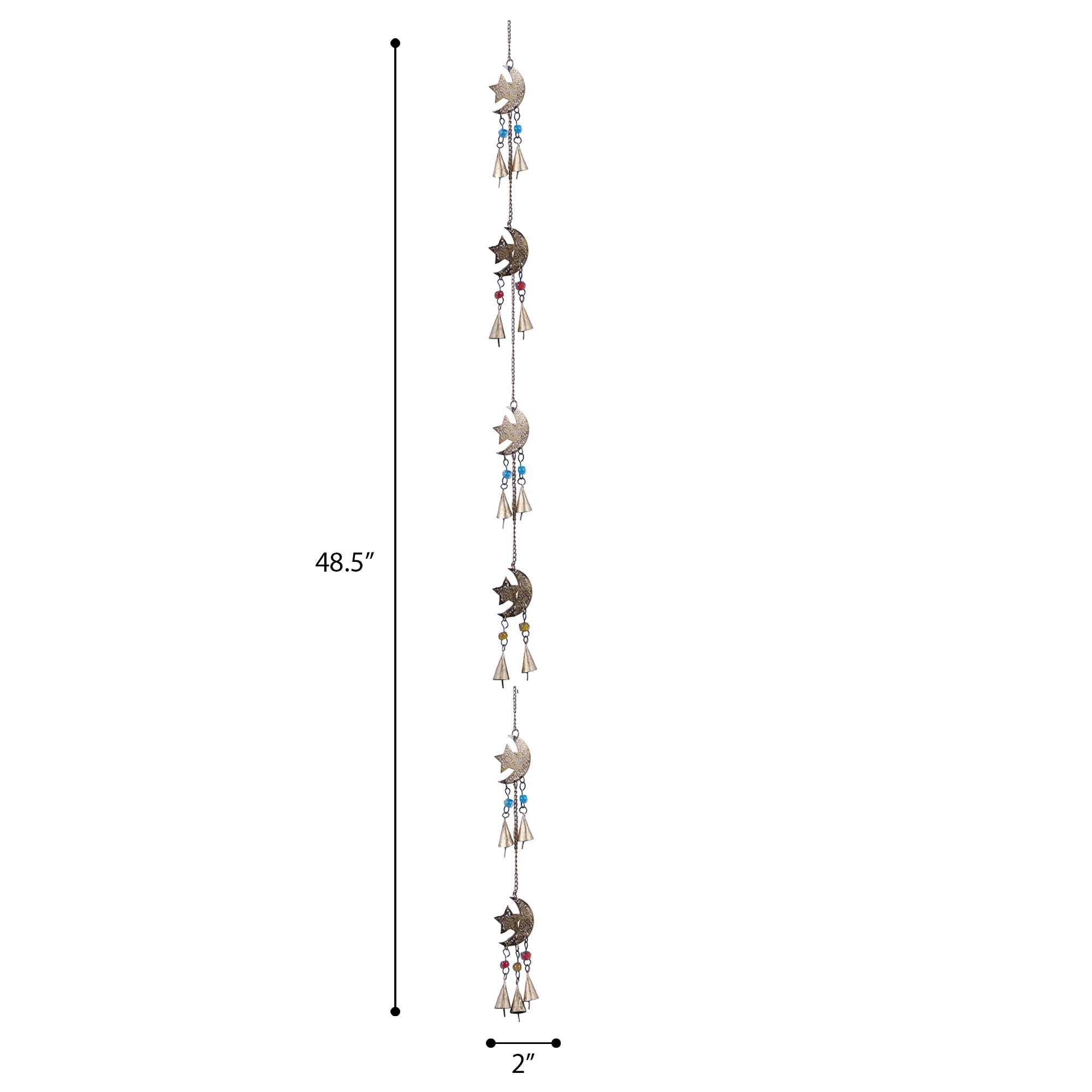 Moon And Stars Wind Chime