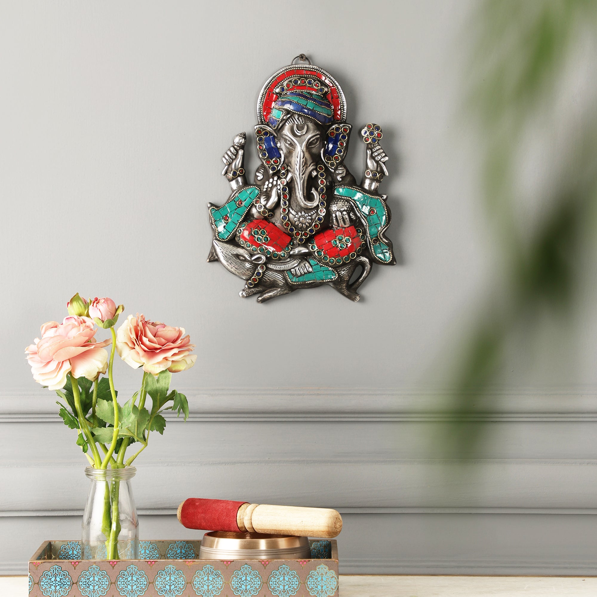 Ganesh Stone Wall Art